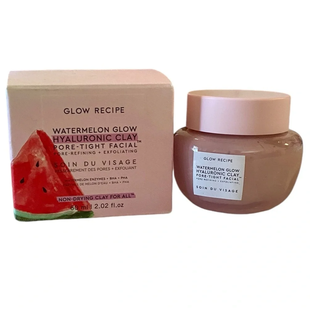 💎 Glow Recipe Watermelon Glow Hyaluronic Clay Pore-Tight Facial Mask Full-Size